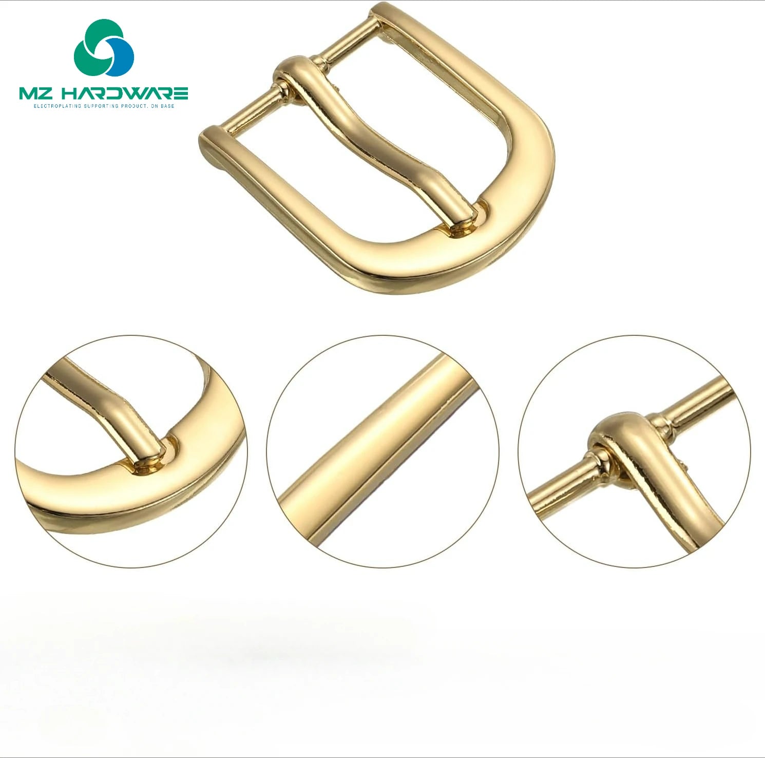 MZhardware Custom Nolvo World 6 Color 30*19 mm Metal Pin Buckle Women Pin Belt Buckle for Lady Belt Cute Bag Buckles