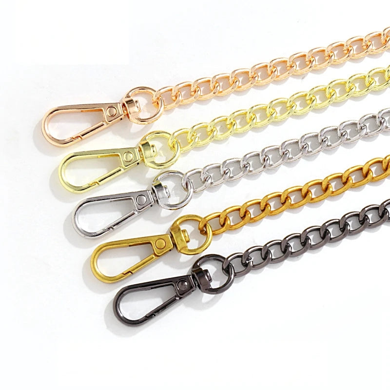 Metal Bag Chain Detachable  Shoulder Bag Strap Replacement Shoulder for Handbag Chain DIY Handle Heavy Strong Metal Chain