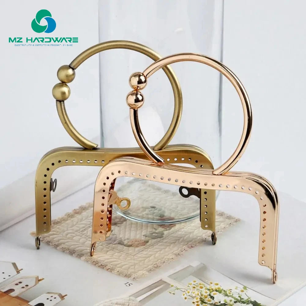 MZhardware Mini Metal Purse Frame Kiss Clasp Bag Hardware Vintage Bag Kiss Clasp Lock Purse Clasp Frame Handle Bag Accessories