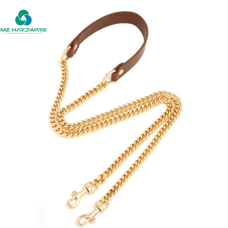 Women's Bag Chain Shoulder Bag Strap Metal Hardware Leather Bag Metal Accessories Type Chain Custom Length