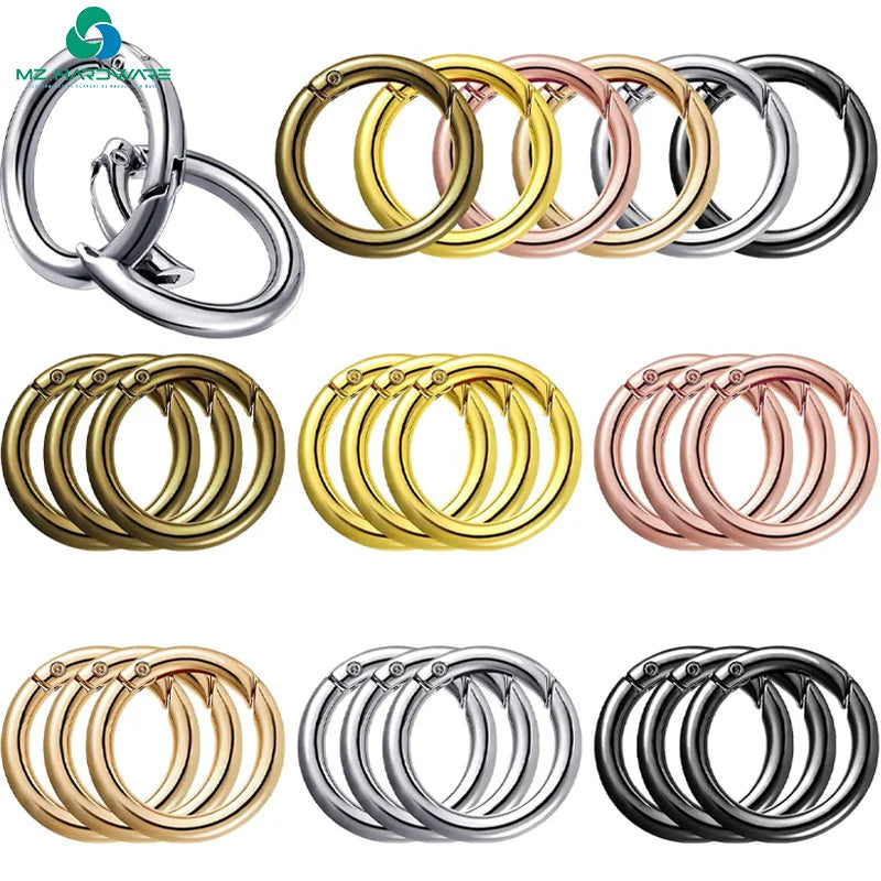 Open Spring Ring Bag Strap Hardware Accessory Connecting Clasp Handbag Alloy Opening O Ring Buckle