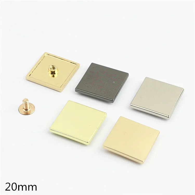 Mz Customized Size Lock Bag Buckle Leather Screw Rivets Handbag Bottom Protecting Feet Nail Solid Rivets