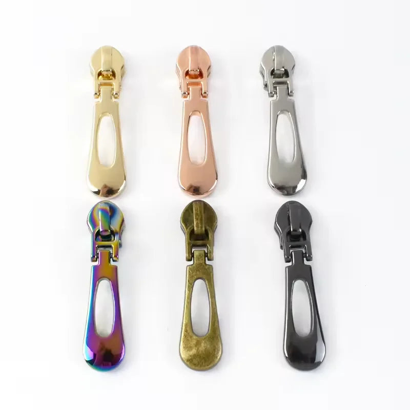 New Arrivals Accessories Bag Metal Zipper Slider Bag Alloy Zipper Puller Handbags Nylon Metal Zippers Slider Head