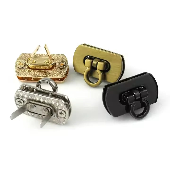 MZ Hardware Use Friendly Handbag Hardware Accessories Luggage Die-cast Latch Bag Latch Butterfly Lock