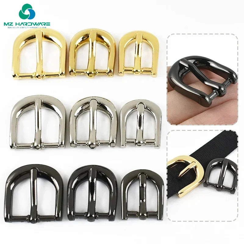MZhardware 14/16/20mm Zinc Alloy Belt Buckle Wholesale Fashion Custom Metal Buckle Adjustment Buckle Garment Accessories