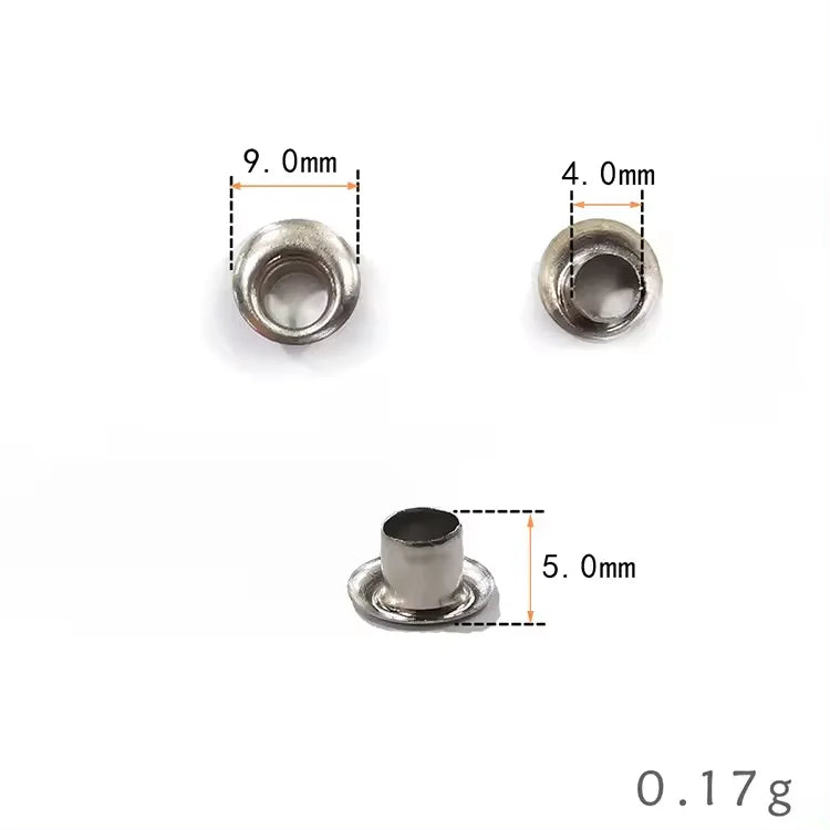 Hot Sale High Quality Gold Garment Handbags Eyelet Grommet Garment Accessories Pattern Flower Shape Eyelet
