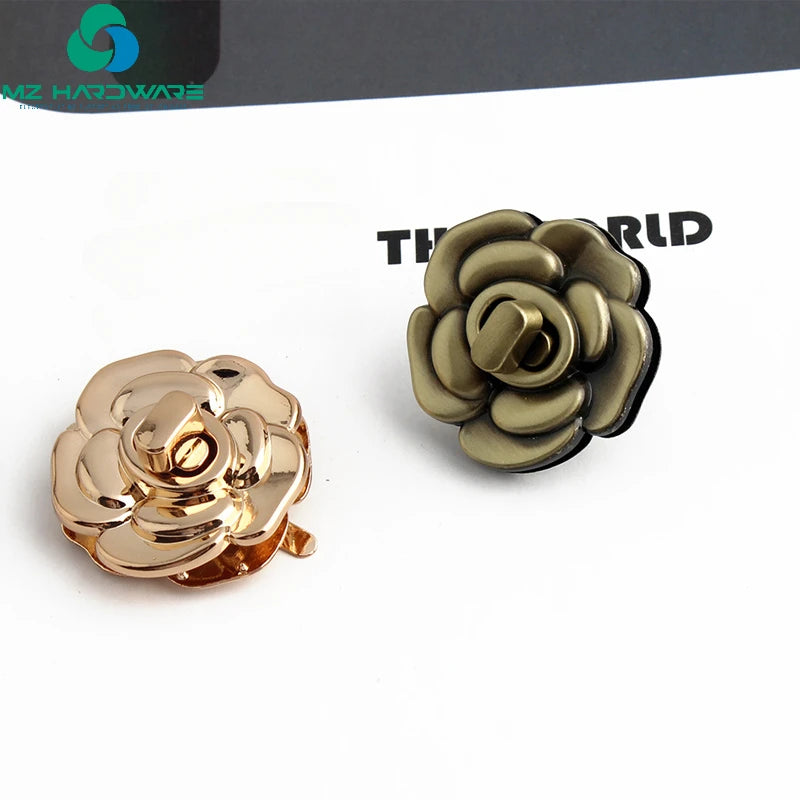 MZhardware Metal Snap Lock Clasp Zinc Alloy Decorative Buckle for DIY Handbags Accessory