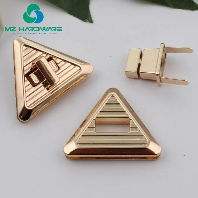 MZ Special Bag Parts & Accessories Metal Turn Lock Press Lock Purse Clasp Clutch & Clutch Lock for Bags & Purses