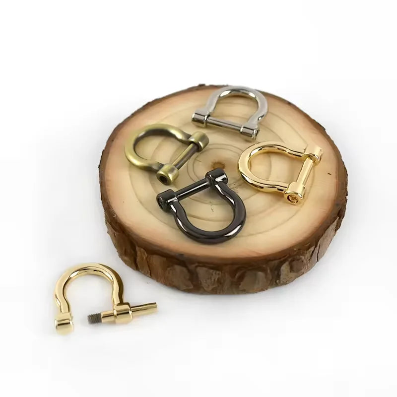 Wholesale Accessories Charm Bracelet Parts Metal Bag Hardware Lock for Bag Shackle Buckle Clasp Bag Accessories