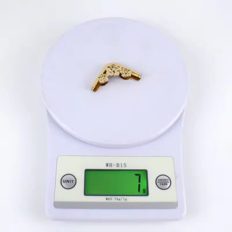 MZ Luxury Waterproof Notebook Bag Corner Protectors Decorative Metal Book Protectors for Book Corner Protection