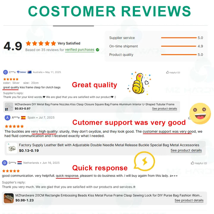 MZhardware High Quality Metal Buckle Dog Collar Premium Pet Collar Hardware Special Bag Parts & Accessories 6 Piece/set