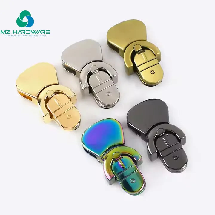 Multi-colored Locks Handbag User-friendly Buckles High Quality  Mortise Snaps Replacement Bags Locks for Bag Making