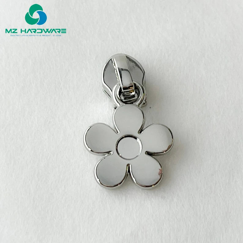 Large Daisy Zipper Pulls #5 Flowers Zipper Puller Clothing Bag Zipper Slider for Accessories Handmade Luggage Bags Leather Sofa