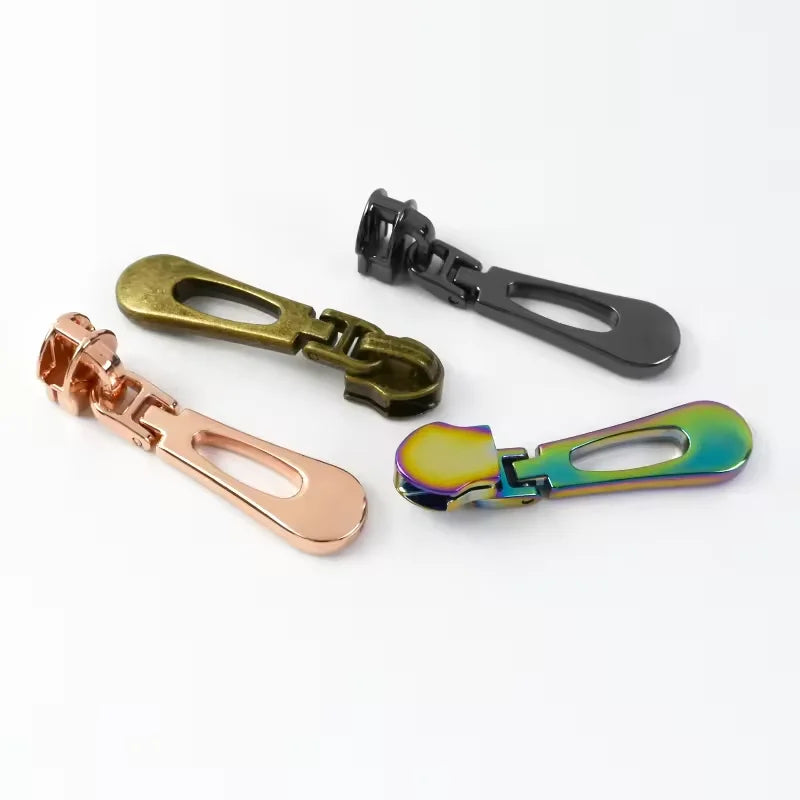 New Arrivals Accessories Bag Metal Zipper Slider Bag Alloy Zipper Puller Handbags Nylon Metal Zippers Slider Head