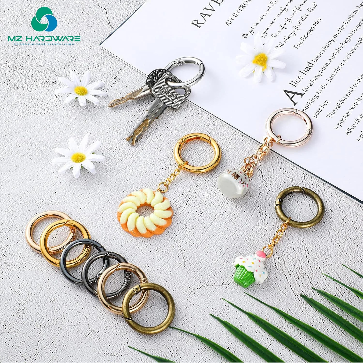 Open Spring Ring Bag Strap Hardware Accessory Connecting Clasp Handbag Alloy Opening O Ring Buckle