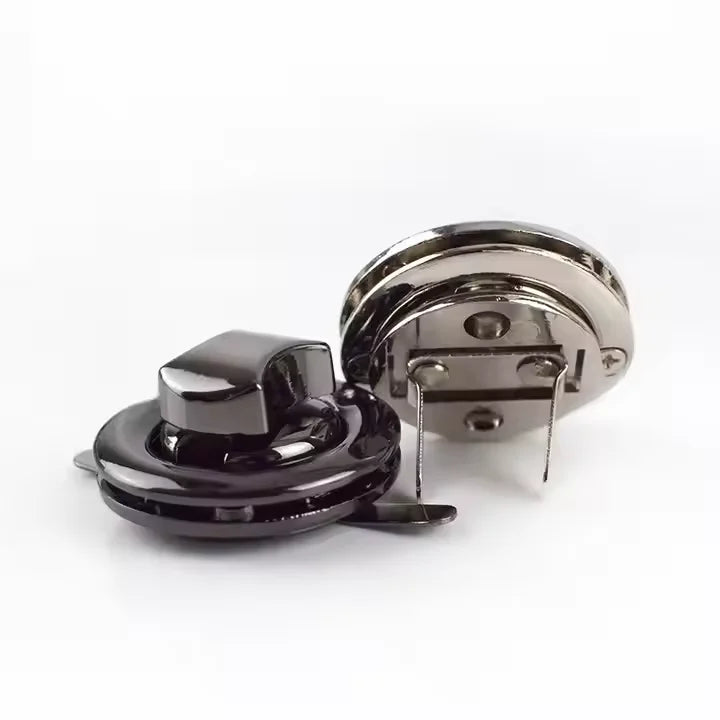 MZ Hardware Vintage Purse Four Color Locks Round Turn Clasp Lock for Handbag Hardware Accessories Bag Twist Locks
