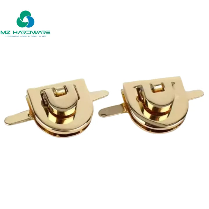 MZ Hardware Fashion Handbag Hardware Accessories Purse Closure Clasp Bag High Quality Lock for Bag Making