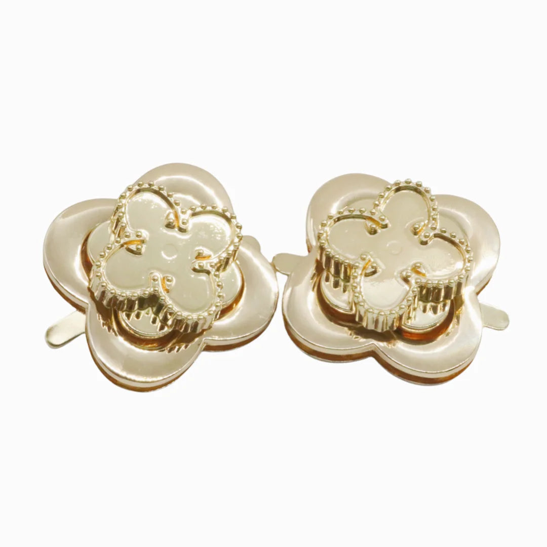 Luxury Custom Women's Handbag Hardware Alloy Metal Bag Clasp and Lock Fitting for Luggage & Suitcase Use
