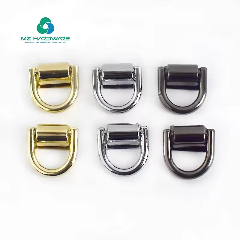 New Design Bag Hanger Hardware Accessories Handbag Rings Arch Bridge Bag Side Clip Buckles Screw