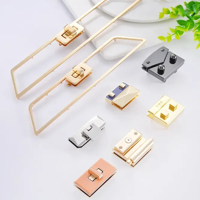 Wholesale Price Bag Hardware Twist Lock Buckle Twist Turn Lock Accessories Metal Lock for Handbag