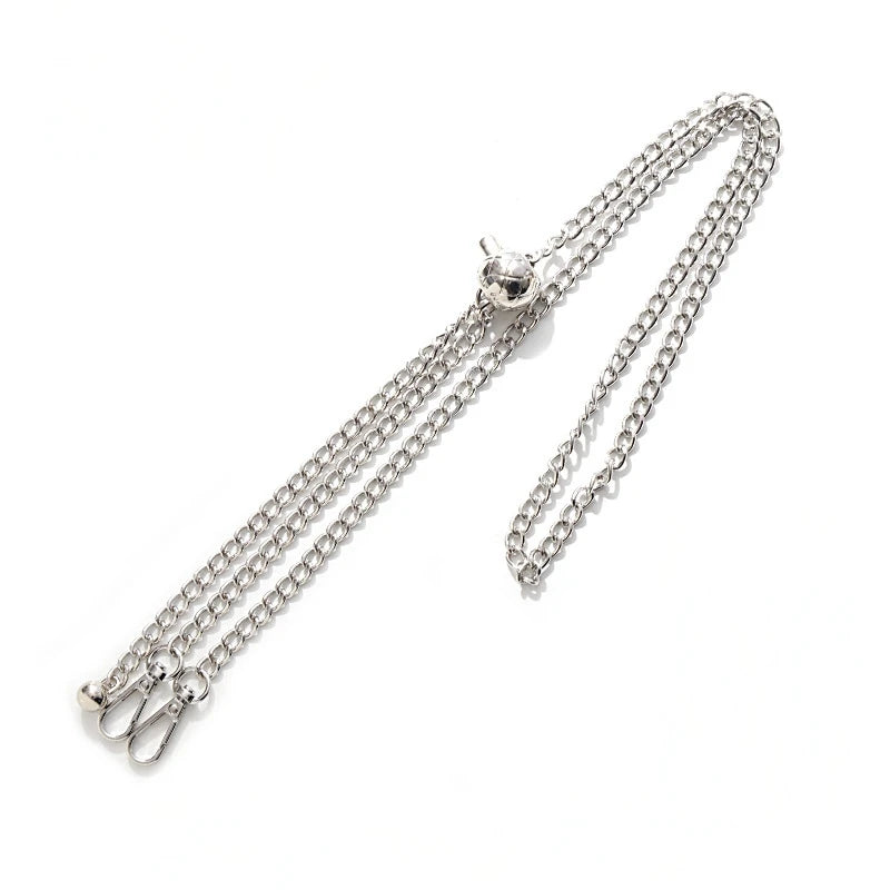 Metal Bag Chain Detachable  Shoulder Bag Strap Replacement Shoulder for Handbag Chain DIY Handle Heavy Strong Metal Chain