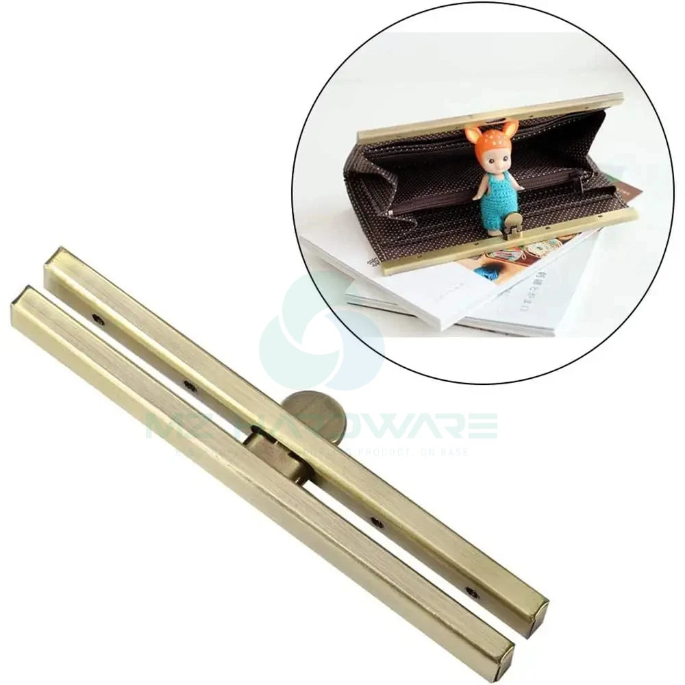 MZ Purse Clasp Purse Frame Kiss Clasp Vintage Pattern Bag Frame Buckle Handle DIY Craft Metal Bag Making Hardware Accessories