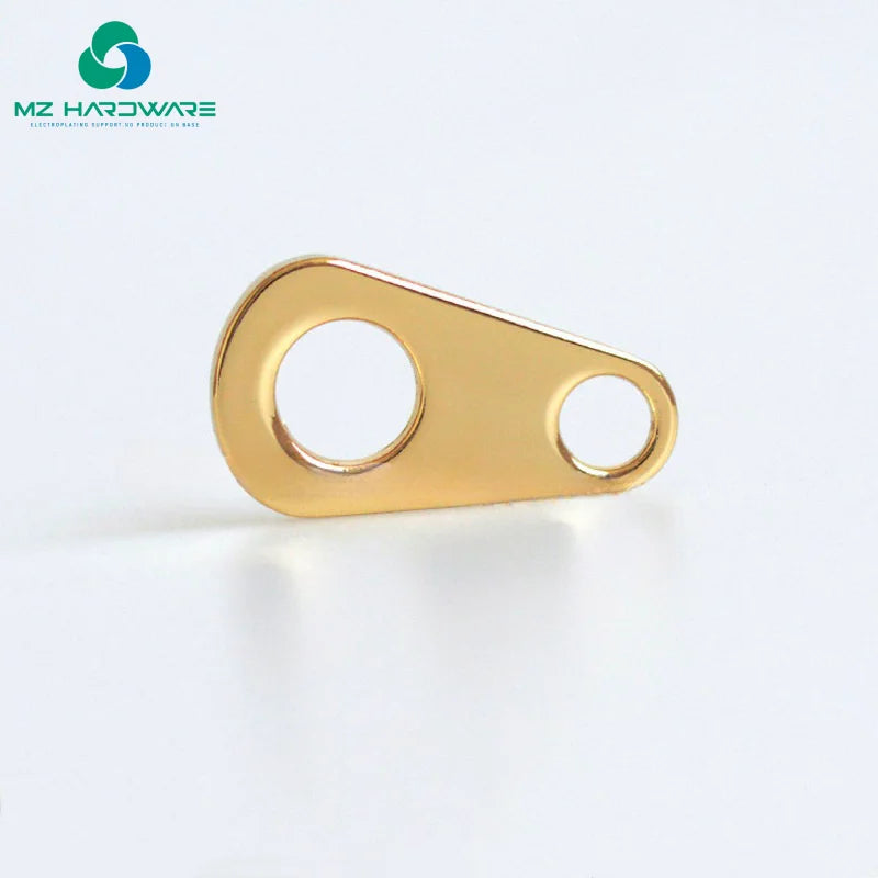 Wholesale Price Clothes Alloy Gold Zip Head Metal Zipper Puller Custom Zipper Pull for Bag