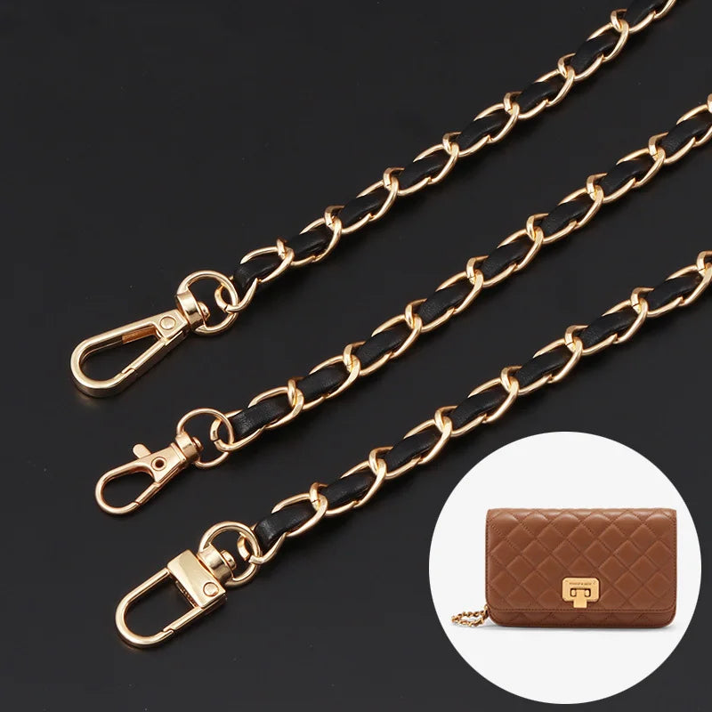 MZhardware  Adjustable Leather Bag Chain Strap Universal Mobile Phone Case Anti-Lost Rope Lanyard Handbag Type