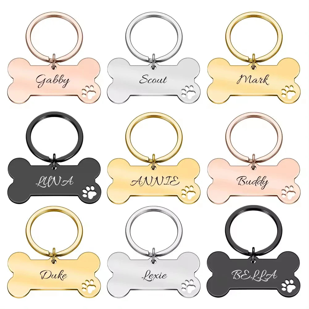 New Design Dog Id Tag Cats Dogs Id Tags Personalized Lovely Symbols Pets Pet Tags for Engraving