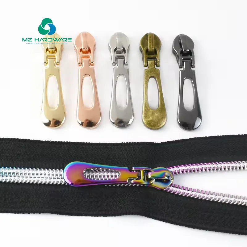 New Arrivals Accessories Bag Metal Zipper Slider Bag Alloy Zipper Puller Handbags Nylon Metal Zippers Slider Head