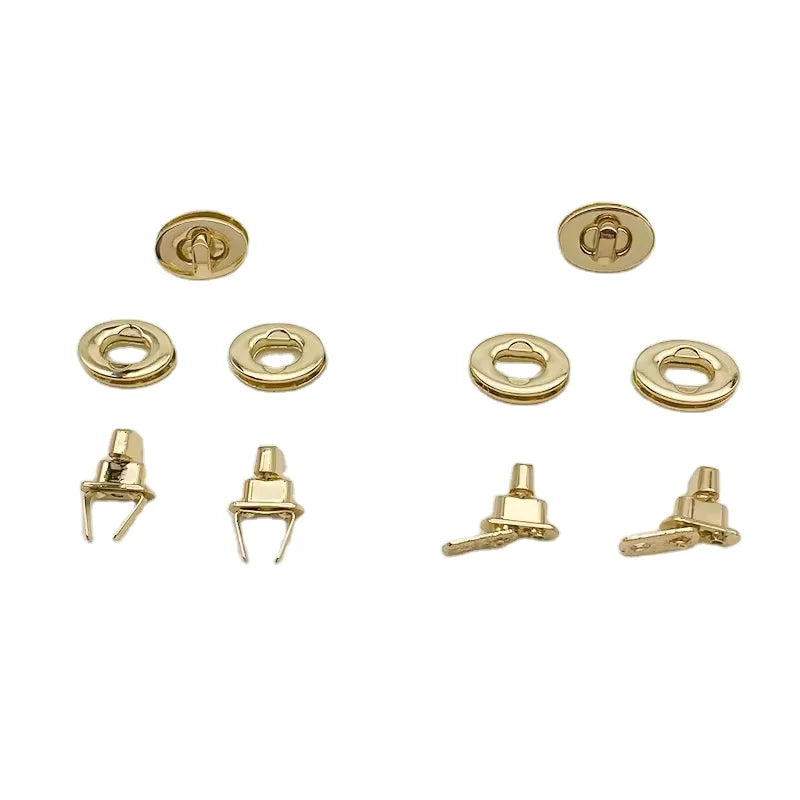 High Quality Newest Fashion Bag Hardware Gold Fastener Closure Luggage Suitcase Tuck Lock Locks and Clasps for Handbag
