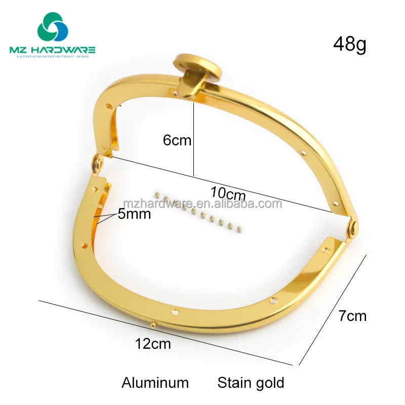 Wholesale Bag Frame Hanger Type  Handle for Handmade Handbag DIY Tote Bag Handle Making