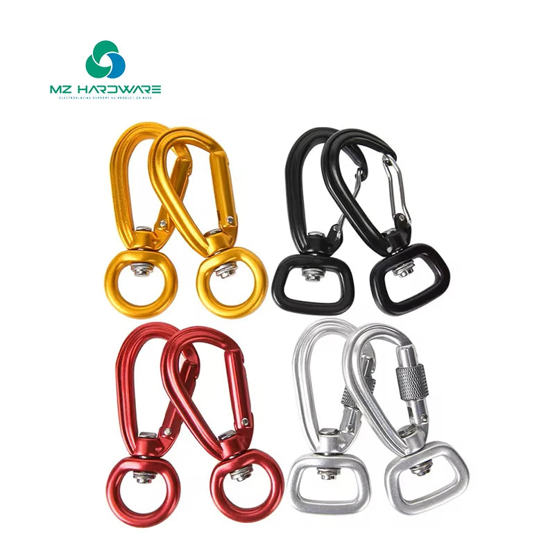 Swivel Locking Carabiner Clips Heavy Duty  Eco-friendly Material European Standard for Securing Pets Dog Leash Harness