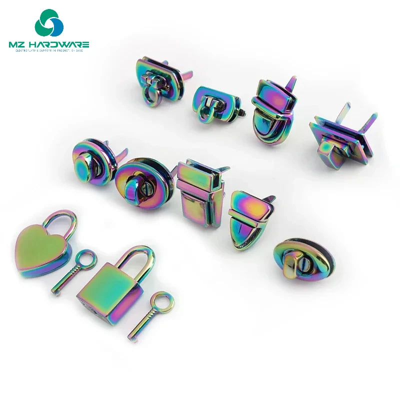 MZhardware Factory Wholesale Price Golden Oval Bag Lock Twist Lock for Female Handbags