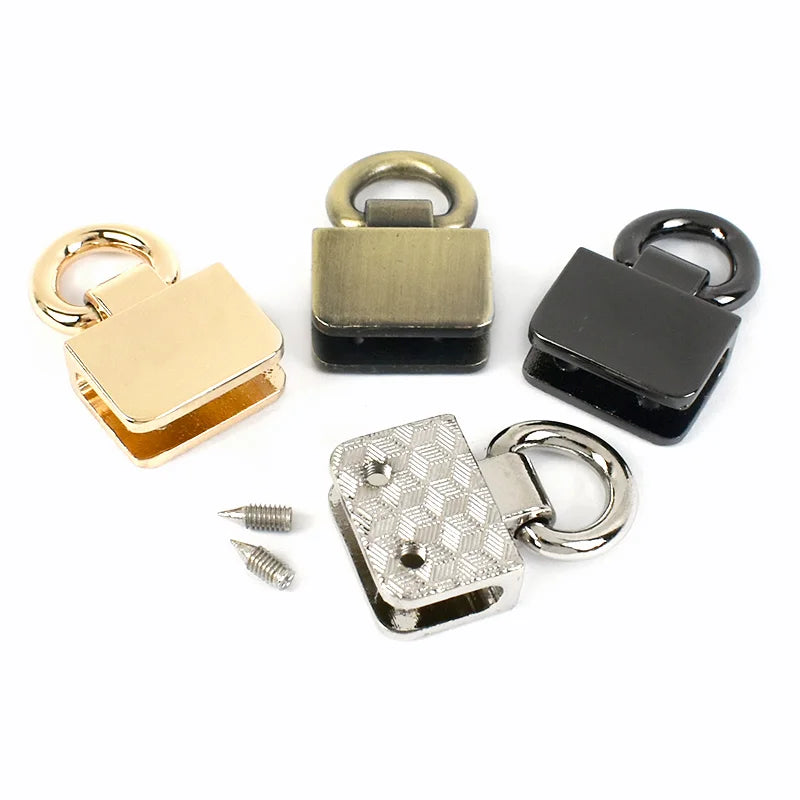 Hot Sale High Quality Gold Plated Leather Bag Handles Metal Hardware Accessories and Handbag Strap Clasp