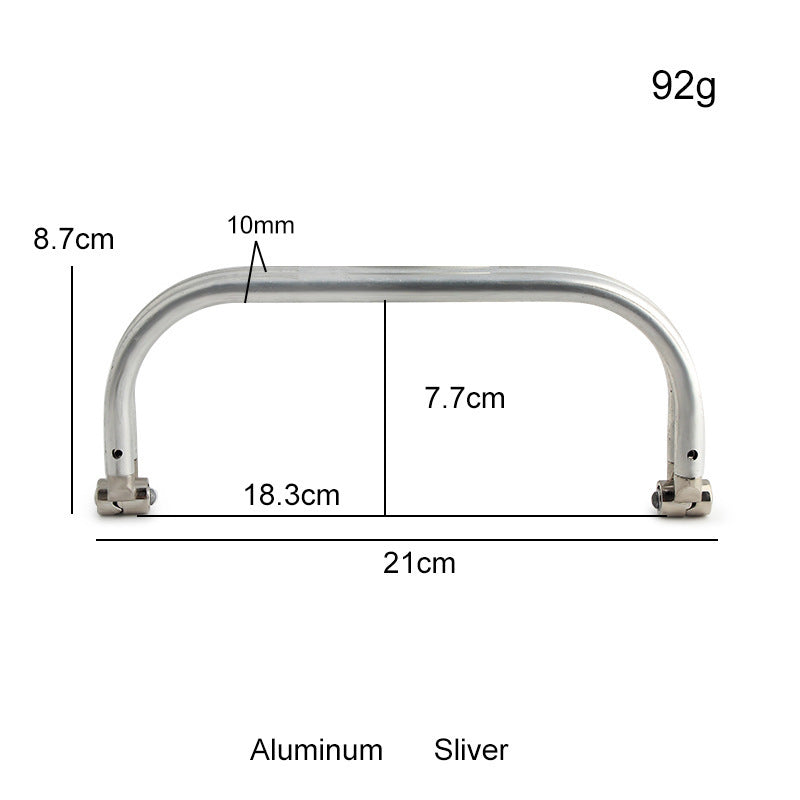 MZhardware New Aluminium Tube Purse Frame