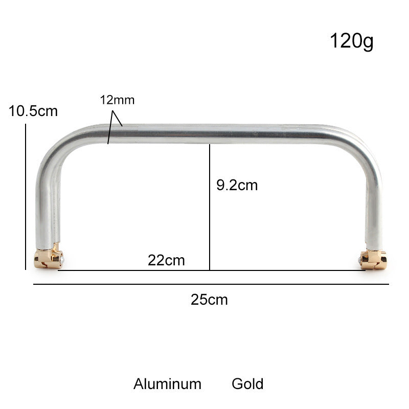 MZhardware New Aluminium Tube Purse Frame