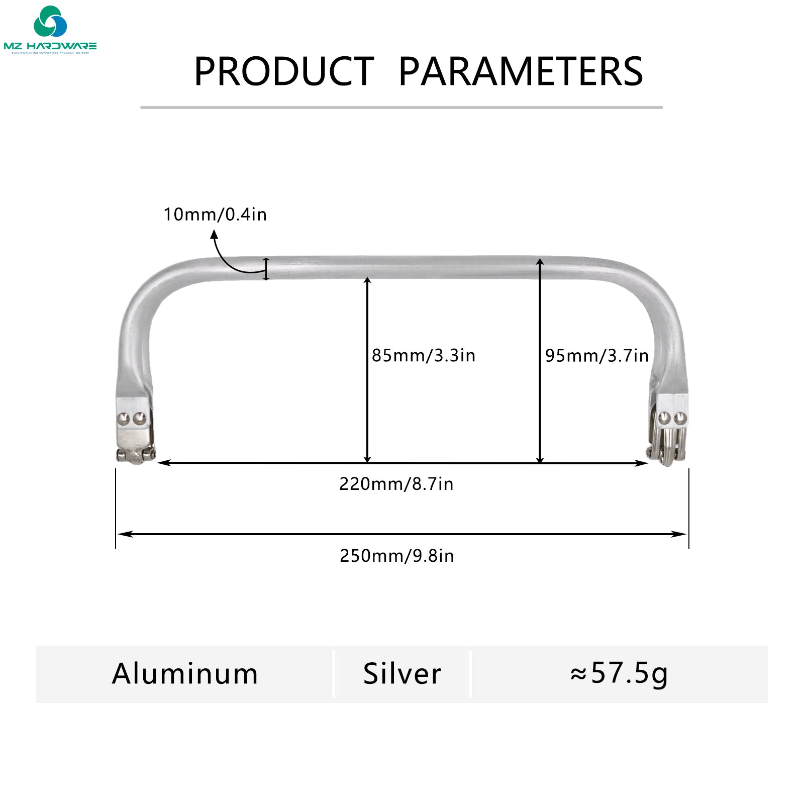25cm Handle