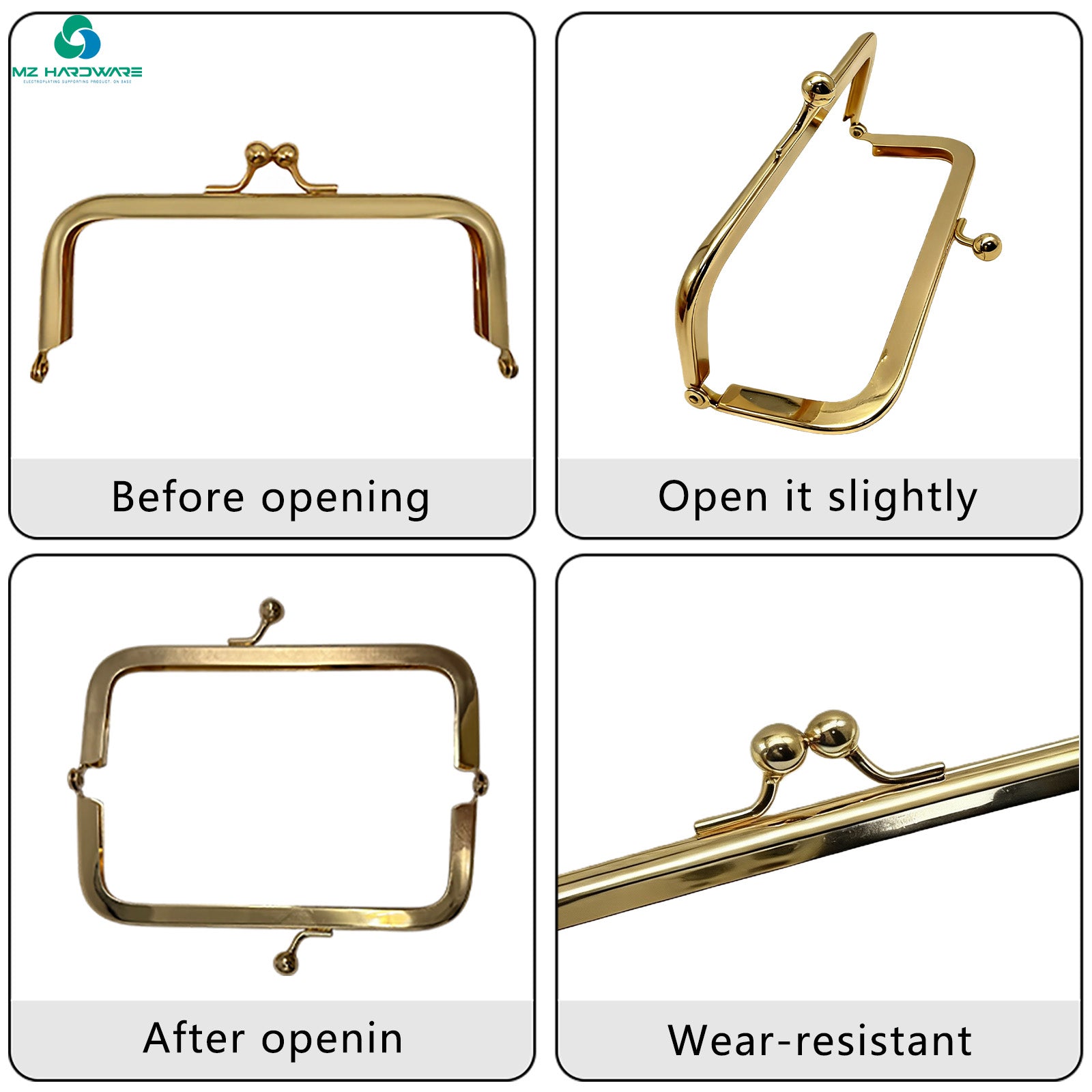 MZhardware Antique Ball Coin Purse Frame