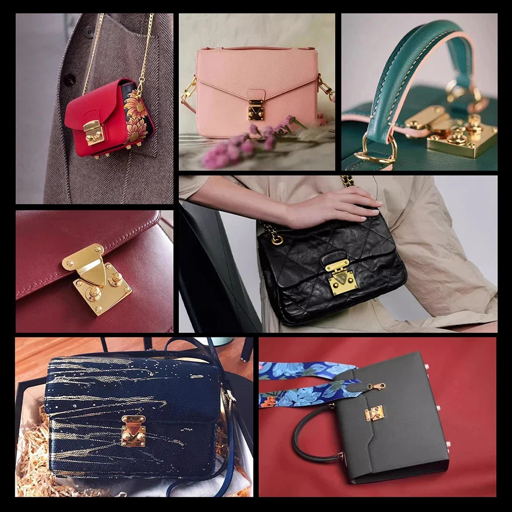 MZhardware High Quality Vintage Style Luggage Hardware Accessories DIY Handmade Bag Lock Buckle Mortise Twist Locks