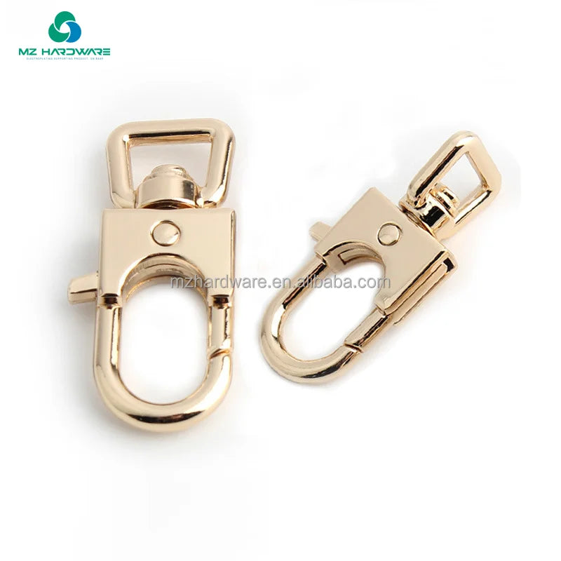 MZ Zinc Alloy Metal Swivel Snap Hook Plated Swivel Eye Bolt Trigger Snap Clips & Pet Snap Hook for Handbags and Luggage