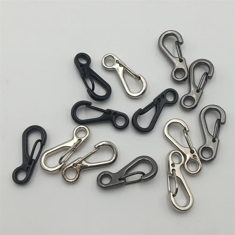 China Wholesale Hardware Accessories Spring Snap Hook Carabiner Link Buckle Stainless Steel Custom Carabiners