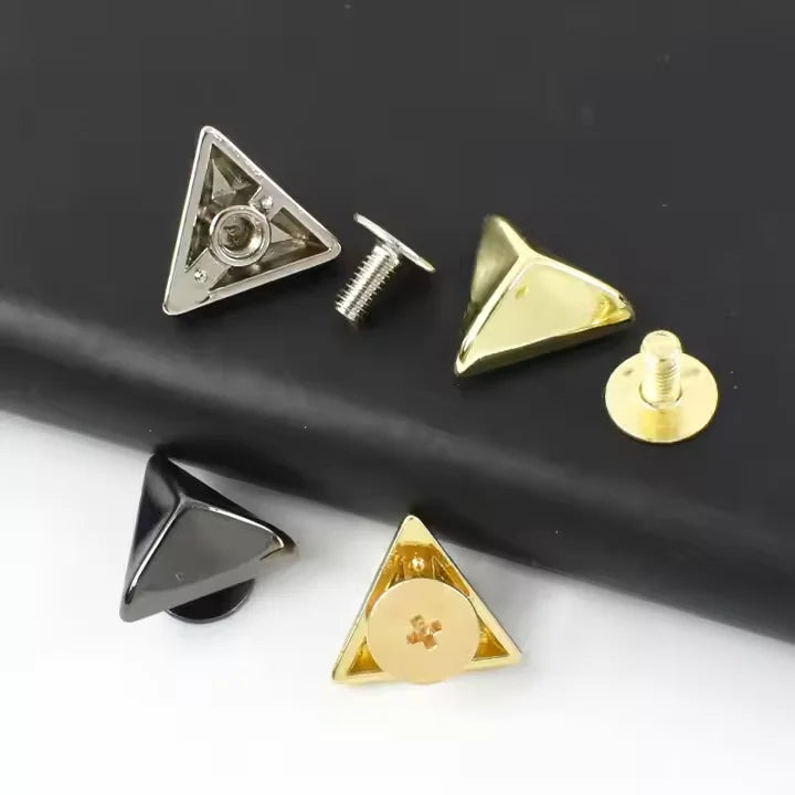 Mz Customized Size Bag Feet Hardware 4mm Leather Craft Rivets Studs for Bags Shoes Clothing Accessories