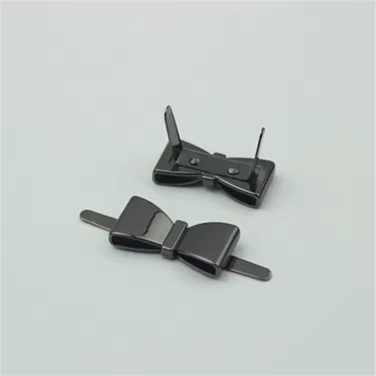 New Design Metal Bag Parts Accessories Handbag Bowknot Rivets Bags Metal Handbag Buckle