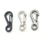 China Wholesale Hardware Accessories Spring Snap Hook Carabiner Link Buckle Stainless Steel Custom Carabiners