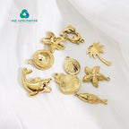 China Wholesale Ocean Jewelry Pendants Stainless Steel Sea Pendants Gold Jewelry Starfish Dolphin Pendant