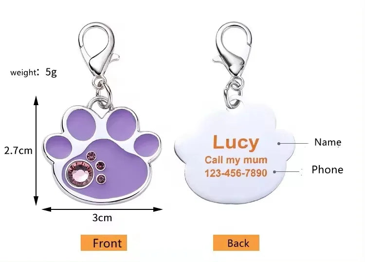 MZ Factory Wholesale Custom Nameplates for Pet Nameplates European Standard High Quality Nameplates