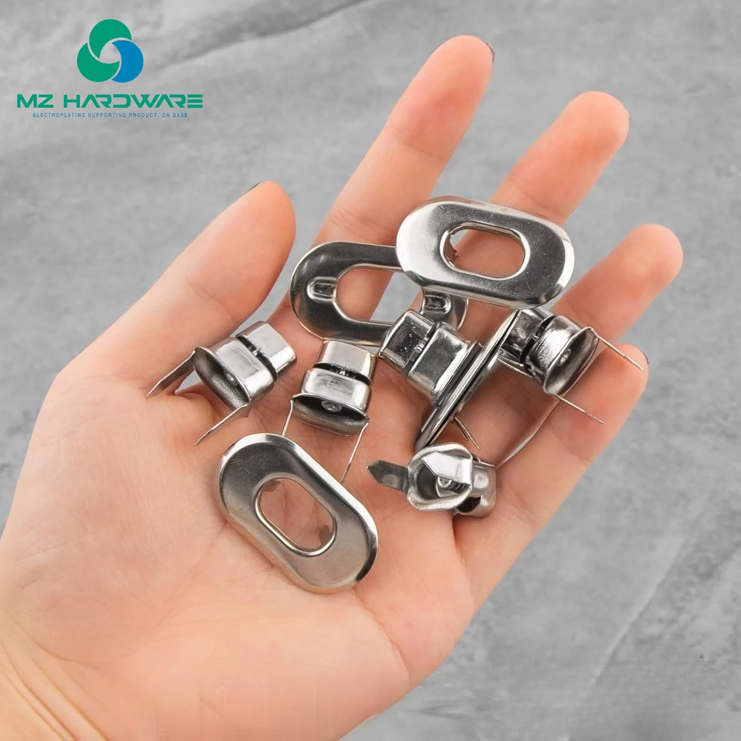 Factory Silver Twist Turn Lock Clasp for Purse Handbag Making Hardware Closures Fasteners Leather Special Bag Parts Accessories