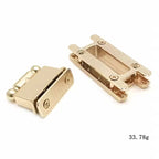 Custom Bag Lock Luxury Purse Lock for Leather Bags Purse Hardware Decoration Handbag Turn Lock