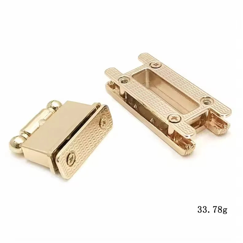Custom Bag Lock Luxury Purse Lock for Leather Bags Purse Hardware Decoration Handbag Turn Lock